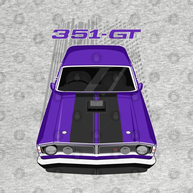 Ford Falcon XY GTHO Phase 3 - Purple by V8social